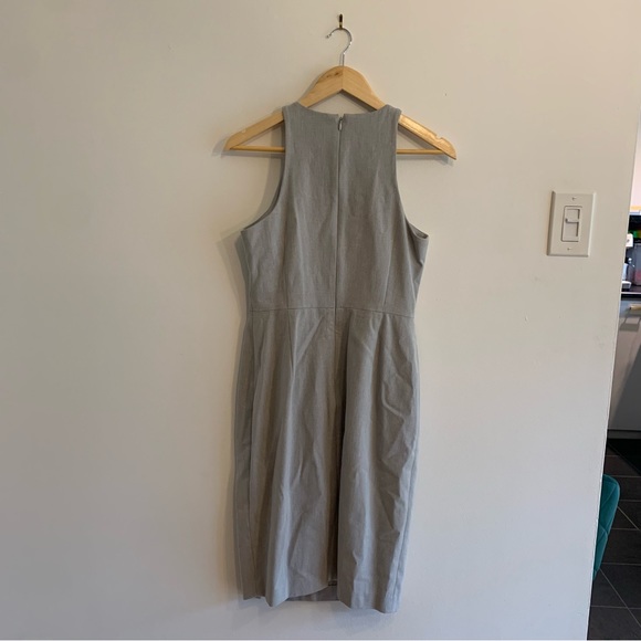 Banana republic gray sheath dress sleeveless - Picture 4 of 4